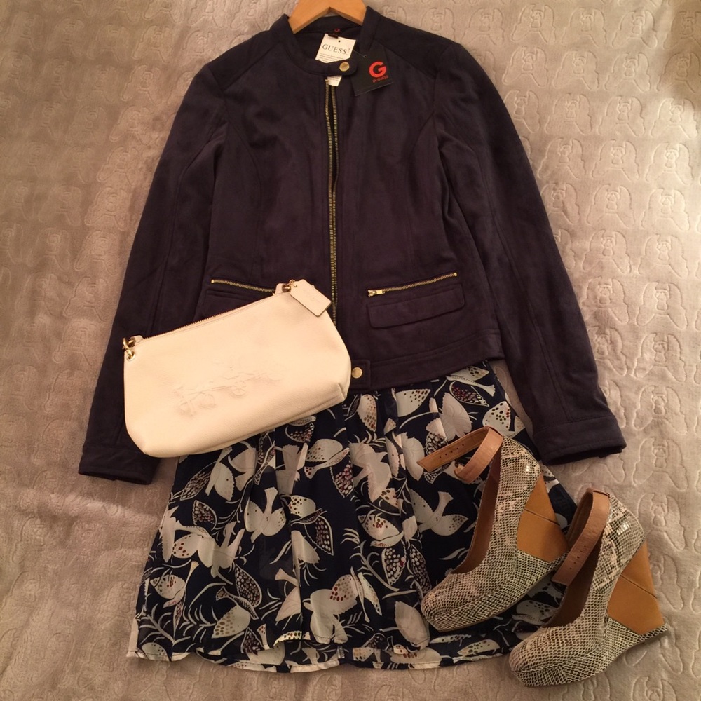 G by GUESS Faux suede jacket